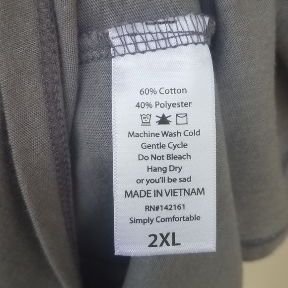 Lularoe 2XL stripe Randy top - Picture 3 of 7